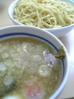 「塩つけめん（￥730）、ゆずこしょう+中盛（￥60）」@上野大勝軒の写真