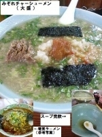 「みぞれチャーシューメン」@がんこや かるがんラーメン つくば店の写真