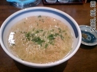 「しみず湯麺 塩（450円）」@らあめん寺子屋しみずの写真