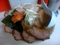 「ネギミックスチャーシュー（醤油・コッテリ）￥850 チャーシュー」@ラーメン 日本一の写真