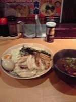 「味玉つけ麺大盛り（あっさり）」@麺屋青山 臼井店の写真