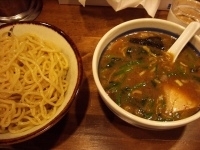 「特製もりそば+ほうれん草」@めんや 直伝の写真