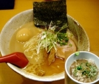 「味玉醤油らあめん（780円）+焼石雑炊（無料）」@生姜醤油専門 我武者羅 幡ヶ谷本店の写真