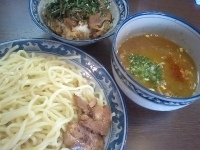 「つけそば（大盛無料）+チャーシュー丼（700円+350円）」@中華そば・つけそば 浜屋の写真