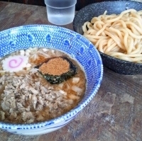 「つけめん（￥850）+豚ほぐし（￥150）」@六厘舎 本店の写真
