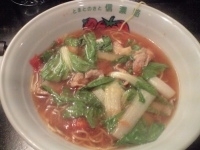 「宝天麺 並+小ライス」@とまとの里 信濃路 阿波座店の写真