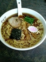 「ラーメン 脂多目 550円」@かまや食堂の写真