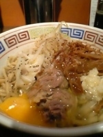 「ガッツリ汁なし麺（￥680）」@らあめん花月嵐 蒲田西口店の写真