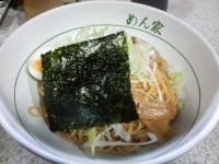 「油麺ダブル・白ねぎ ￥850」@らーめん めん家の写真