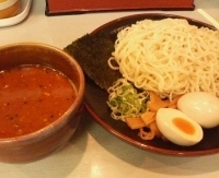「雷醤つけ麺カツオ風味750円（ぱどクーポンにて味玉サービス）」@広輪坊 松戸店の写真