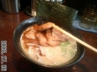 「黒麺 750円」@らーめん本郷亭 名駅店の写真