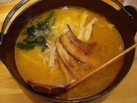 「みそちゃーしゅーめん+半ちゃーしゅー丼」@ちゃーしゅう工房 みそ撰 流山店の写真