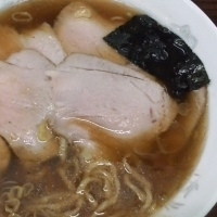 「チャーシューメン+半ライス」@中華料理 天王の写真