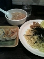 「つけ麺&じゅーしー餃子」@めんや 来吉の写真