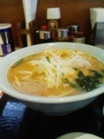 「Bセット（ねぎみそラーメン+半ライス+半餃子+お新香）735円」@中華レストラン太郎の写真