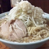 「大ラーメン（ヤサイダブル・ニンニク）」@ラーメン二郎 亀戸店の写真