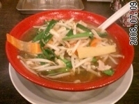 「にらそば（700円）」@定食とラーメンの店 がらがら 加須店の写真