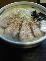 「ちゃーしゅーめん（塩豚骨）+大盛」@らーめん ふくのや 久喜店の写真