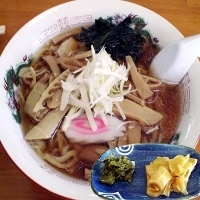 「支那竹ラーメン（600円）」@わたりやの写真