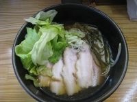 「ちゃーしゅー麺 850円 （わさび）」@旬麺しろ八の写真