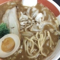 「カレーらーめん+半ライス」@らーめん正道 蒲田店の写真