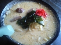 「豆乳ラーメン（700円）」@豆しぼり本郷の写真