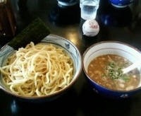 「極太黒つけ麺+大盛」@麺堂 稲葉の写真