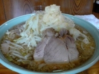 「ラーメン大（ヤサイ、ニンニクダブル）」@ラーメン二郎 亀戸店の写真