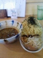 「つけ麺（冷）大盛りサービス750円」@からしやの写真