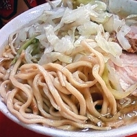 「小ラーメン ヤサイニンニク （500円）」@ラーメン二郎 三田本店の写真