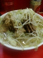 「小ぶたダブル（ヤサイニンニクアブラ）￥700」@ラーメン二郎 三田本店の写真