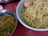 「つけ麺 味玉」@自家製太打麺 勢拉 西千葉店の写真