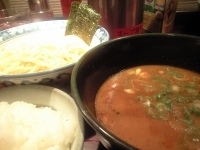 「つけ麺+カレー+半ライス（750円+100円+100円）」@つけそば屋 北かまの写真