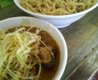 「ねぎつけ麺 大盛 魚粉」@藍華の写真