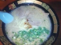 「ラーメン  こってり 超堅麺」@一蘭 道頓堀店本館の写真