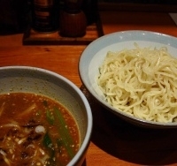 「スパイシー味噌つけ麺（カレー味）」@らーめん工房 胡山の写真