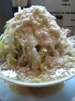 「ラーメン（￥600）、野菜、にんにく、脂」@らーめん大 蒲田店の写真