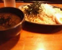 「しょうゆつけ麺700円（クーポンにて-100円）」@らーめん やぶ家の写真