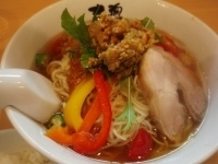 「「冷たい彼って、どうよ?」大盛（7月限定）」@魂麺の写真