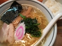 「塩そば￥700+半ライス（ランチサービス）」@函館らーめん 船見坂の写真