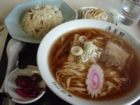 「炒飯セット（手打ち）」@清華軒の写真