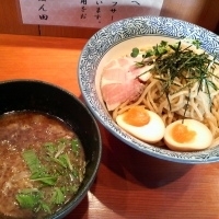 「濃厚魚介つけ麺味付玉子（￥780）+中盛（￥50）」@麺処 ほん田の写真