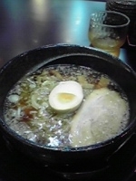 「ハーフ醤油ラーメン」@味噌屋 雷門 千葉店の写真