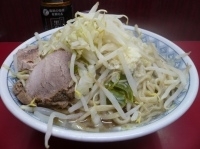 「大ラーメン（ニンニクヤサイ）」@ラーメン二郎 目黒店の写真