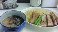「チャーシューつけめん（細麺・中盛）」@塩ラーメン・つけめんのお店 はないちの写真