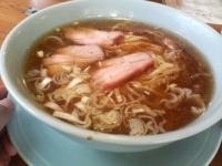 「手打ちらーめん+半チャーハン（ランチセット）」@おだ亭の写真