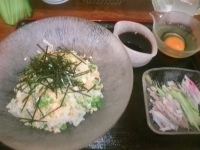 「冷やしぶっかけ麺 ￥750」@ラーメン雅の写真