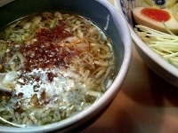 「平日限定 塩つけ麺」@あぢとみ食堂の写真