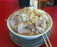 「ラーメン大（豚増し）」@ジャンクガレッジ 東大宮店の写真