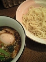 「味玉つけ麺&チャーシューご飯」@らーめん 美学屋の写真